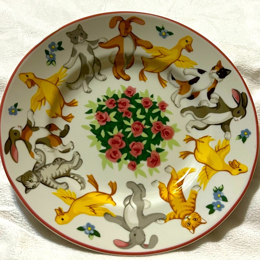 Vintage Tiffany & Co. plate, bowl and cup set.- Tiffany Playground